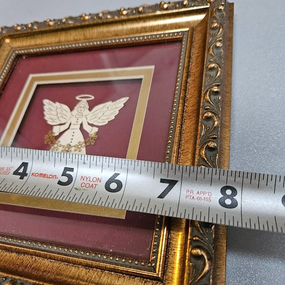 Cindy Jacobs framed ltd hand cut paper angel print numbered & marked. - Picture 6 of 6